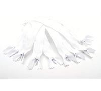 Trimz Adjustable Invisible Zip, White, 25cm