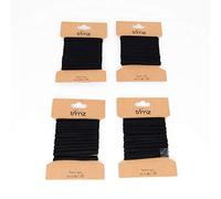 Trimz Braided Elastic Cord, Black, 10m