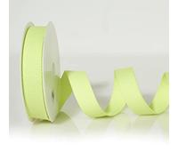Trimz Cotton Blend Webbing 25mm x 5m, Neon Yellow - Bag Strap Tape | Soft 70% cotton, 30% polyester webbing for aprons, tote handles, bunting and garment trims. Sews easily on home machines