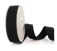Trimz Cotton Blend Webbing Roll - 40mm x 5m, Black - Strong Durable Strap (70% Cotton, 30% Polyester) for Upholstery, Crafts, Bag Making, Pet Collars & DIY Projects