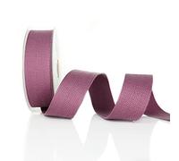 Trimz Cotton Heavy Duty Webbing, Mauve, 40mm x 10m