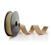Trimz Cotton Webbing, Beige, 25mm x 5m