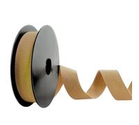 Trimz Cotton Webbing - Beige - 25mm x 5m