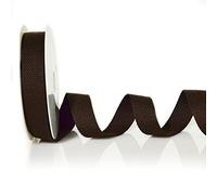 Trimz Heavy Duty Cotton Webbing, Brown, 25mm x 5m