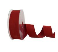 Trimz Cotton Webbing - Dark Red - 40mm x 10m