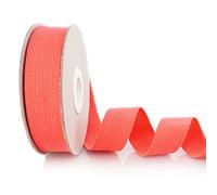 Trimz Cotton Heavy Duty Webbing, Neon Pink, 5m x 30mm