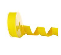 Trimz Cotton Webbing - Yellow - 25mm x 10m