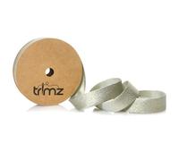 Trimz Dark Gold Metallic Lamé Bias Binding Tape, 25mm x 20m Reel - Gold-Backed Decorative Trim for Luxury Sewing, Quilting, and Crafting