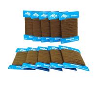 Trimz Darning Wool 10 Pack - Brown 20m Skeins (100% Acrylic) | 200 Metres Total Value Pack for Mending, Knitting, and Craft Repairs | Durable, Soft Thread for Everyday Use