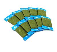 Trimz Darning Wool 10 Pack - Olive Green 20 m Skeins (100% Acrylic) | 200 Metres Total | Strong, Soft Thread for Mending, Knitting & Craft Repairs