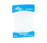 Trimz Darning Wool - 100% Acrylic Yarn, White, 20m - Strong, Soft Thread for Mending, Knitting, and Craft Repairs