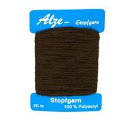 Trimz Darning Wool - Dark Brown 20m (100% Acrylic) | Soft, Strong Thread for Mending, Knitting & Craft Repairs | Durable Repair Yarn for Socks, Jumpers & Fabrics