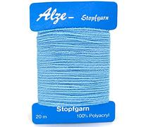 Trimz Darning Wool - Sky Blue 20m | Soft Acrylic Mending Yarn for Socks, Knitwear, and Needlework Repairs | Ideal for Knitting, Crochet & Craft Projects
