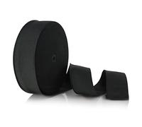 Trimz Elastic, Black, 75mm x 25m