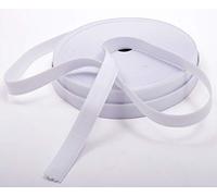 Trimz Elastic, White, 19mm x 25m
