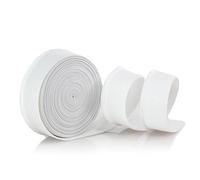 Trimz Elastic, White, 25mm x 5m