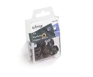 Trimz Eyelets, Metal, Copper Black, 4mm