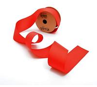 Trimz Grosgrain Ribbon, Red, 40mm x 5m