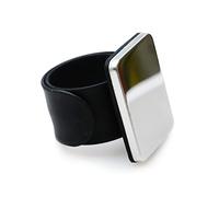 Trimz Magnetic Wrist Pin Cushion - Black Adjustable Sewing Wristband with Strong Magnet for Needles and Pins, 240mm x 28mm