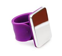 Trimz Magnetic Wrist Pin Cushion - Purple Adjustable Sewing Wristband with Strong Magnet for Needles and Pins, 240mm x 28mm