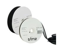 Trimz Master & Mini Matching Duo (Black) - 2-Pack 100% Cotton Bias Binding Tape (25mm & 14mm) - 40 Meters Total - Coordinated Folded Edging for Apparel, Repairs, Tailoring & Professional Finishes