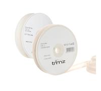 Trimz Master & Mini Matching Duo (Ivory) - 2-Pack 100% Cotton Bias Binding Tape (25mm & 14mm) - 40 Meters Total - Coordinated Folded Edging for Bridal Wear, Vintage Apparel, Linen & Fine Crafts