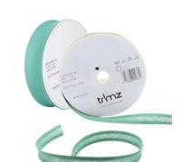 Trimz Master & Mini Matching Duo (Sage Green) - 2-Pack 100% Cotton Bias Binding Tape (25mm & 14mm) - 40 Meters Total - Coordinated Folded Edging for Linen Clothing, Modern Apparel & Aesthetic Crafts