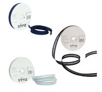 Trimz Midnight Storm Collection (Navy, Charcoal & Dark Grey) - 3-Pack 100% Cotton Bias Binding Tape (14mm) - 60 Meters Total - Professional Narrow Edging for Apparel, Repairs & Tailoring