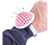 Trimz Pin Cushion Hook Loop Tape, Red, Cotton Blend, 8 x 6 x 2 cm