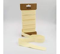 Trimz Poly Cotton Bias Binding, Ivory, 25mm x 5m