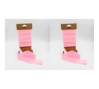 Trimz Poly Cotton Bias Binding, Pink, 25mm x 5m (Pack of 2)