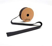 Trimz Poly Cotton Bias Binding, Polyester, Black, 5m Reel