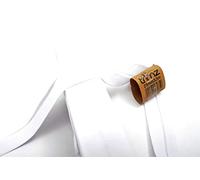 Trimz Poly Cotton Bias Binding, White, 25mm x 3m