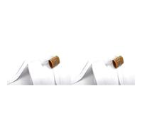 Trimz Poly Cotton Bias Binding, White, 25mm x 3m (Pack of 2)