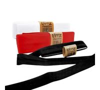 Trimz Polycotton Bias Binding Tape 3m Bundle - 3 Colour Pack (Red, White, Black) | Dressmakers’ Favourite Bias Tape for Sewing, Quilting & DIY Projects