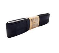 Trimz Polycotton Bias Binding Tape - Black, 25mm x 3m | Double Fold Fabric Edging for Sewing, Quilting & Dressmaking