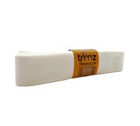 Trimz Polycotton Bias Binding Tape - Ivory, 25mm x 3m | Double Fold Fabric Edging for Sewing, Quilting & Dressmaking
