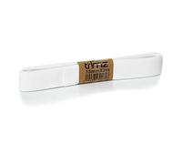 Trimz Polyester Grosgrain Ribbon 15mm x 3m - White | Crafts, Sewing, Gift Wrapping