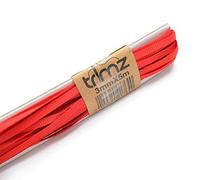 Trimz Polyester Grosgrain Ribbon 3mm x 5m - Red | Crafts, Sewing, Gift Wrapping