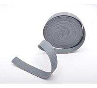 Trimz Polypropylene Webbing, Grey - 25mm Wide x 5Mtr Reel - Heavy Duty Strapping for Bags and Crafts