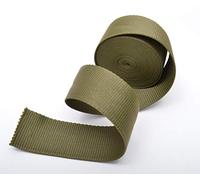 Trimz Polypropylene Webbing, Olive - 50mm Wide x 5Mtr Reel - Heavy Duty Strapping for Bags and Crafts