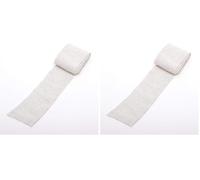 Trimz Ribbing/Cuffing, Light Grey, 110cm x 6cm (Pack of 2)