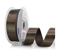 Trimz Satin Herringbone Webbing, Light Brown, 10mtrs x 30mm