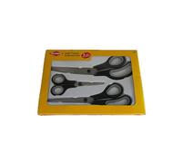 Trimz Soft Touch Scissors Set-3 Piece-Black, 27 x 19 x 2 cm