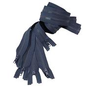 Trimz Zipper, Dark Navy, 5 Pieces
