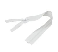 Trimz Zipper, White, 1 Piece