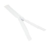 Trimz Zipper, White, 1 Piece