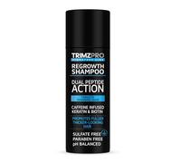 TrimzPro Regrowth Shampoo for Thinning Hair - Dual Peptide Action with Caffeine, Keratin & Biotin - Supports Regrowth, Sulfate & Paraben Free, pH Balanced - 200ml