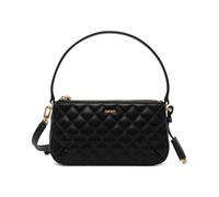 Trina Double Zip Crossbody- female- DKNY- Handbags- Black- ONE SIZE- Bags ONE SIZE