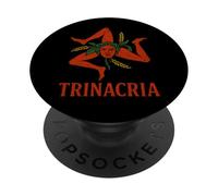 Trinacria Symbol of Sicily - Sicilian Mediterranean Souvenir PopSockets Adhesive PopGrip
